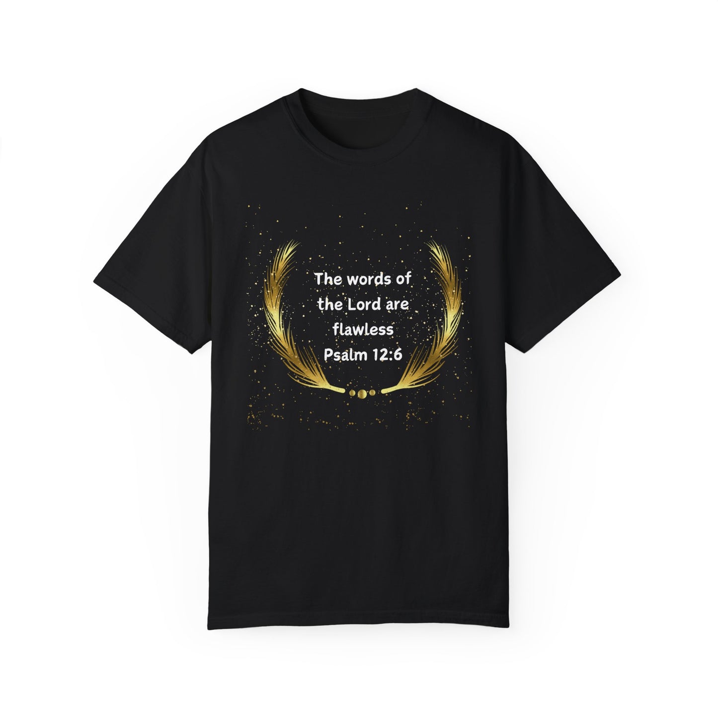 Unisex Scripture T-shirt - 'The words of the Lord are flawless', Bible verse t-shirt, Christian t-shirt - Heavenly Treasures