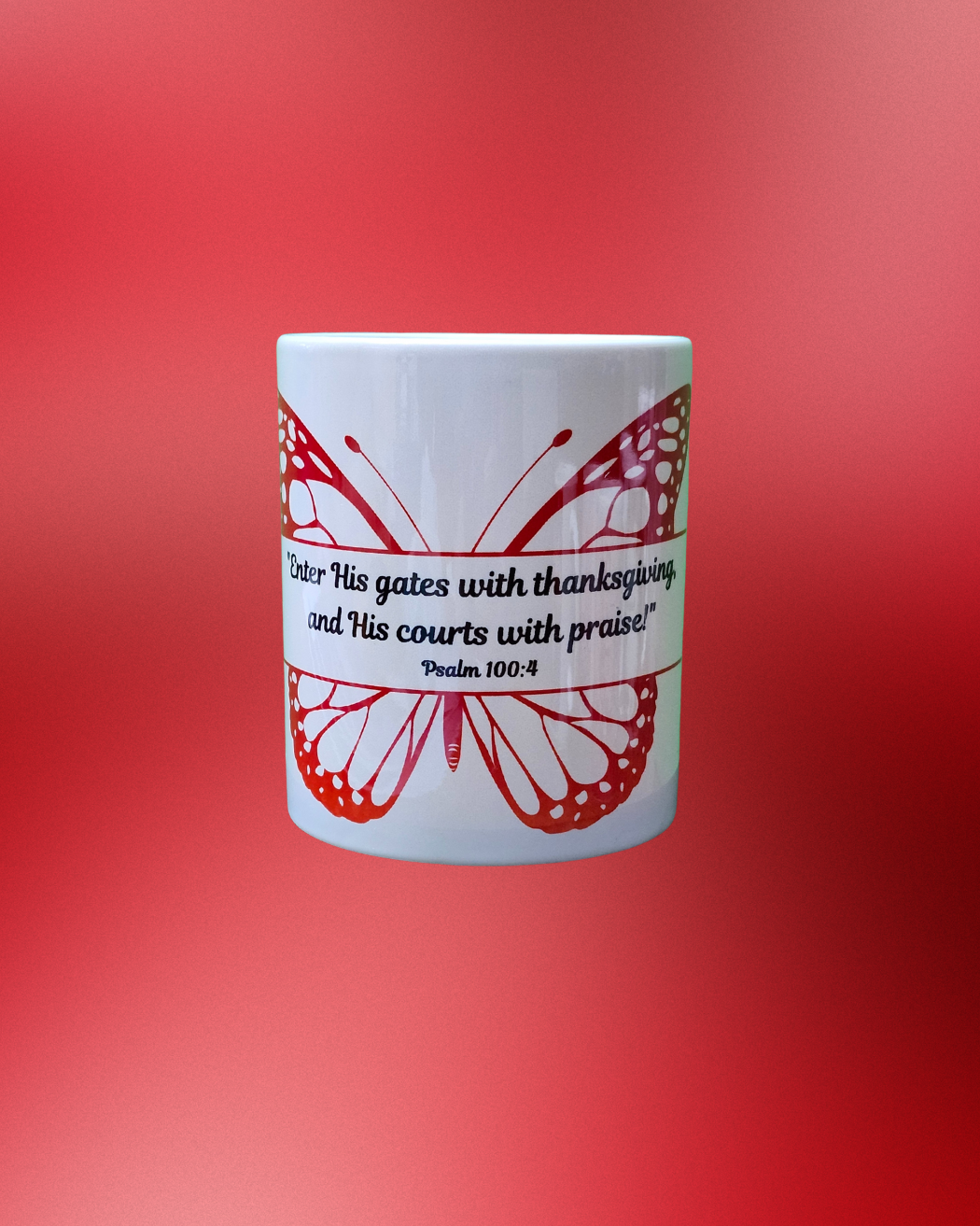πΆ Enter with Praise Mug β Psalm 100:4 πΆ - Heavenly Treasures