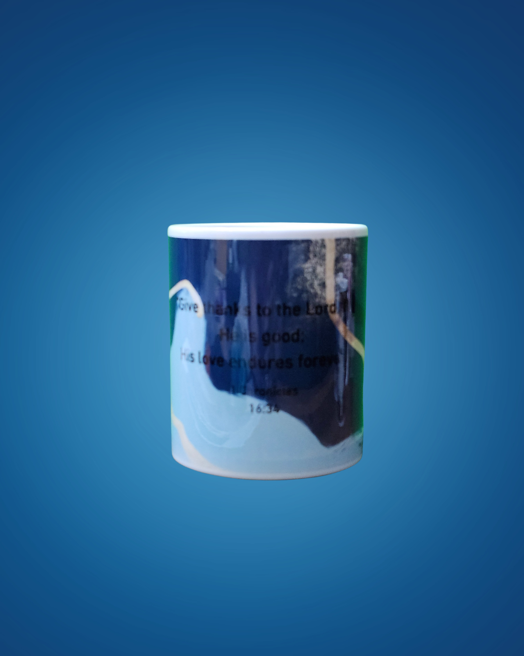 π Rivers of Gold Mug β 1 Chronicles 16:34 β¨ - Heavenly Treasures