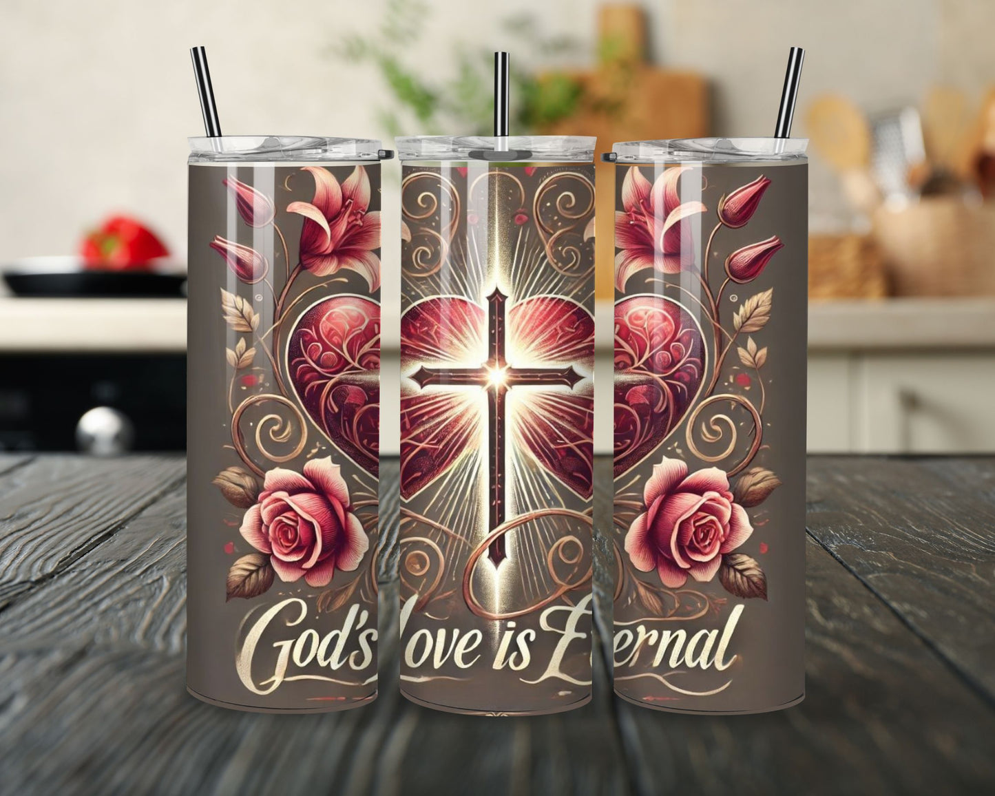 "God's Love Is Eternal Tumbler – Need we say more!" - Heavenly Treasures