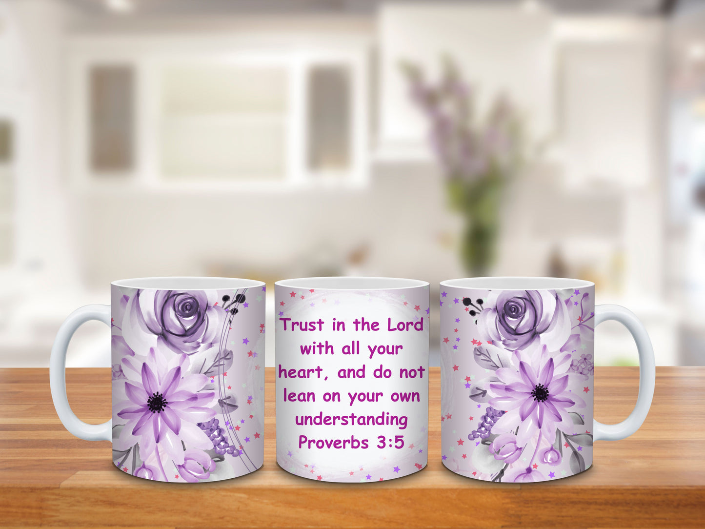 "Trust in the Lord" Coffee Mug – Proverbs 3:5 - Heavenly Treasures