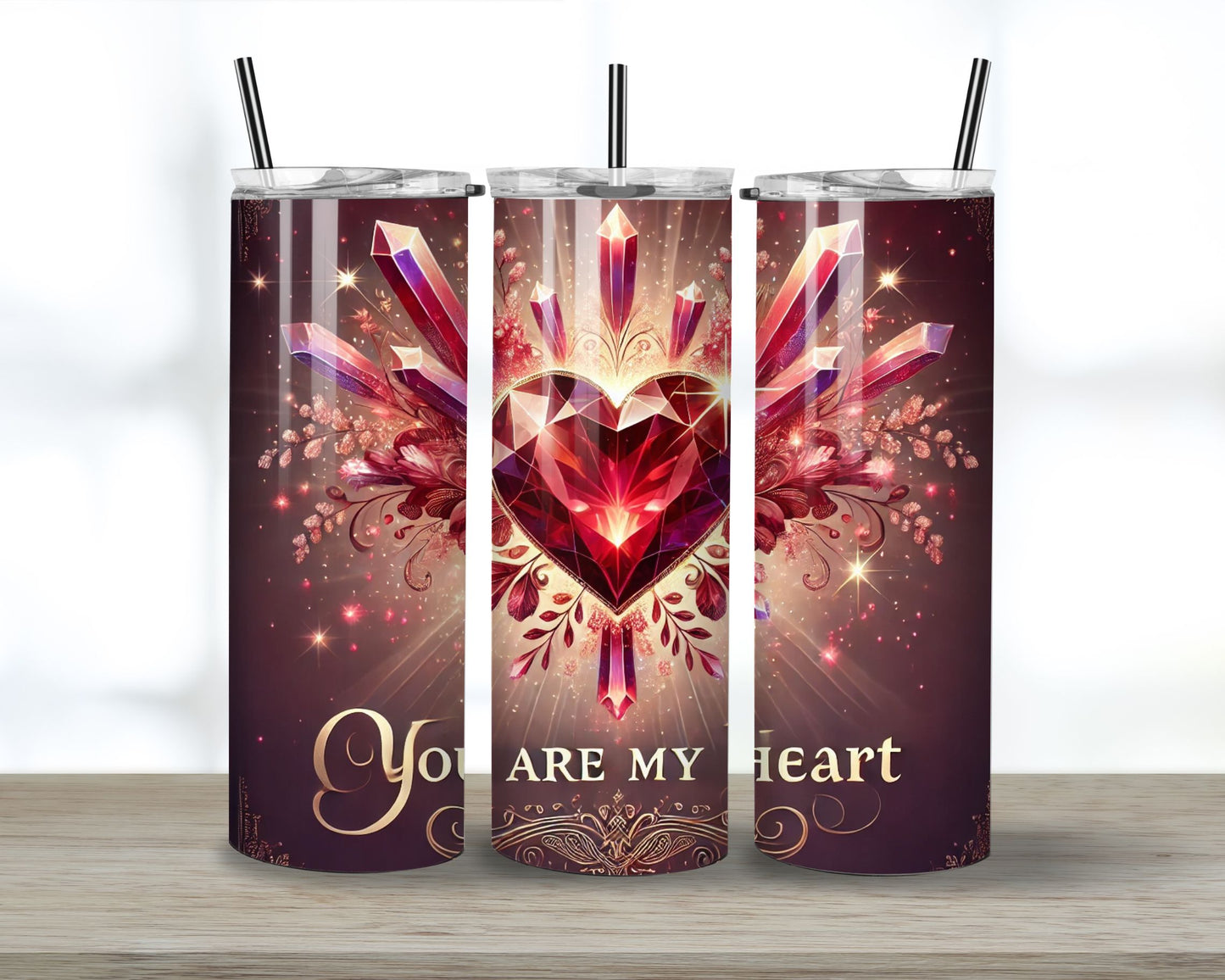 "You are my Heart" Tumbler